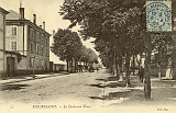 Remiremont. - Le Boulevard Thiers (Arbres)